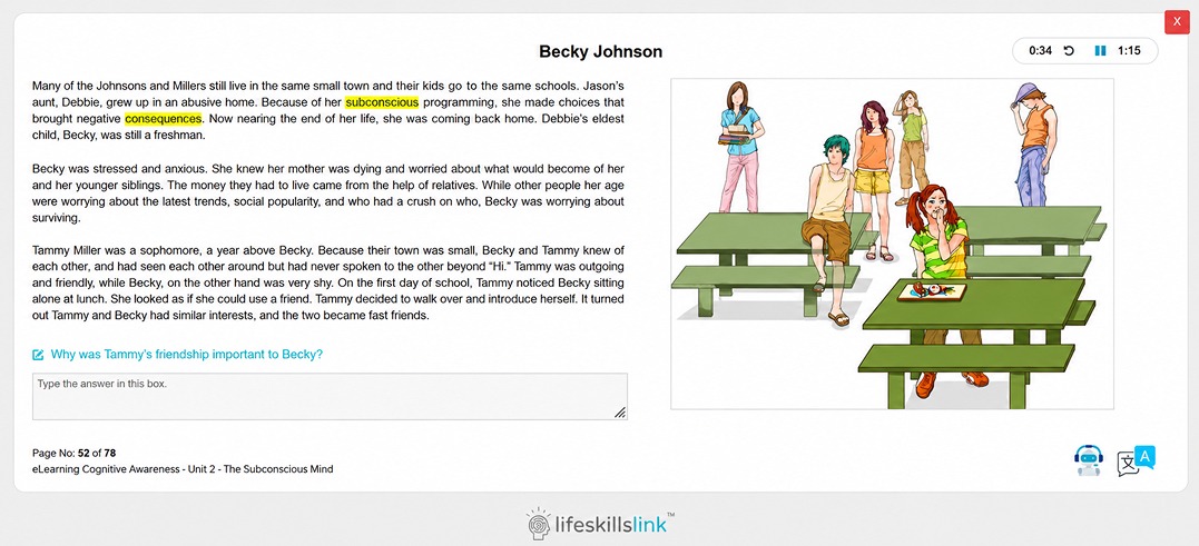 Becky Johnson - The Importance of Friendship 1